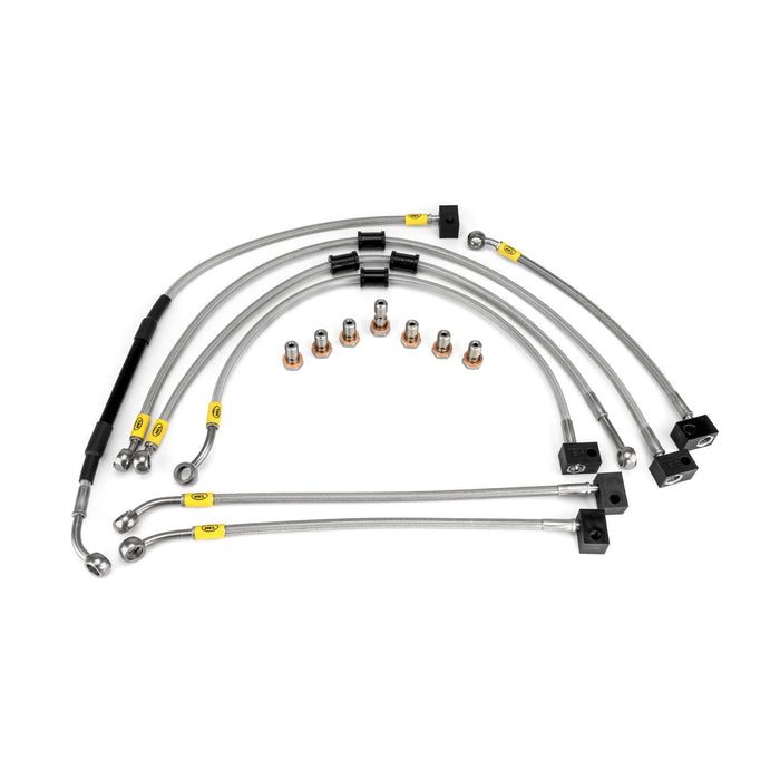 Yamaha XSR900 ABS 2016-2020 Flexible ABS Replacement Brake Lines HEL Stainless Steel Braided