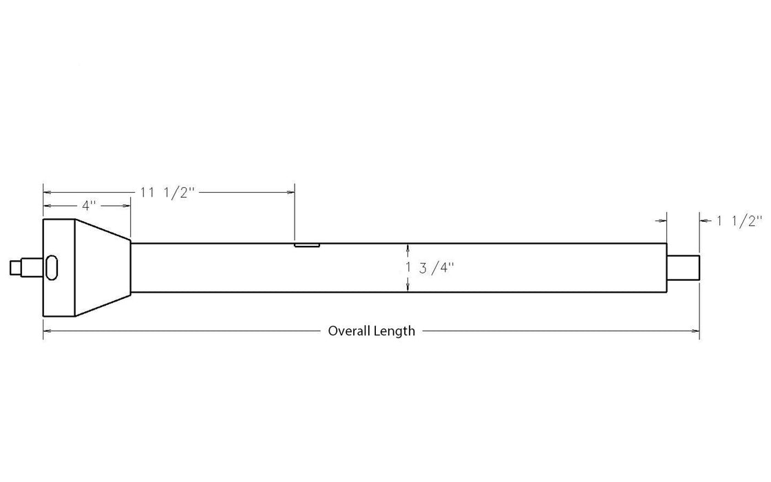 ididit Universal Straight Floor Shift Steering Columns 1020160040