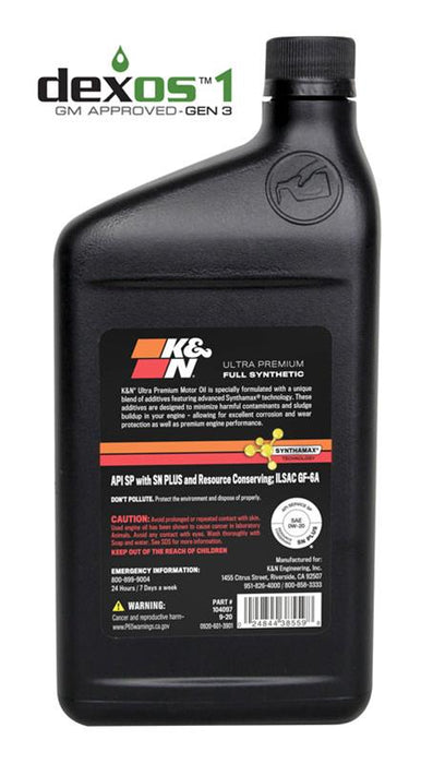 K&N Full Synthetic Ultra Premium Engine Oil 104097