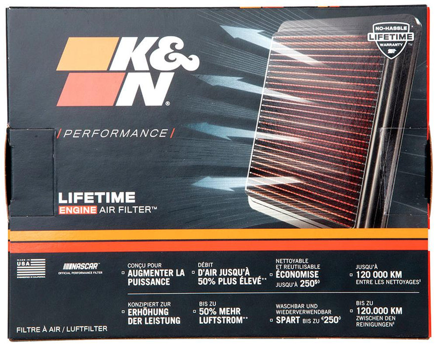 K&N Washable Lifetime Performance Air Filters 33-2361