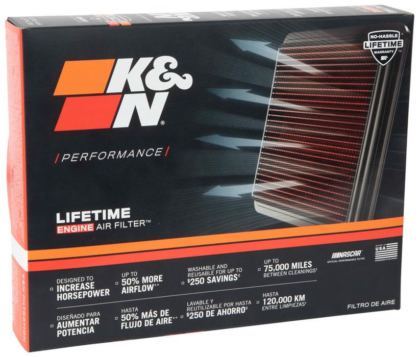 K&N Washable Lifetime Performance Air Filters 33-5043