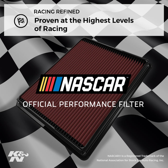 K&N Washable Lifetime Performance Air Filters 33-2019