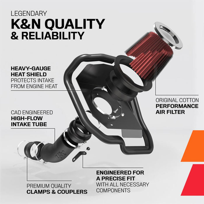 K&N 63 Series Aircharger High Performance Cold Air Intake Kits 63-3052