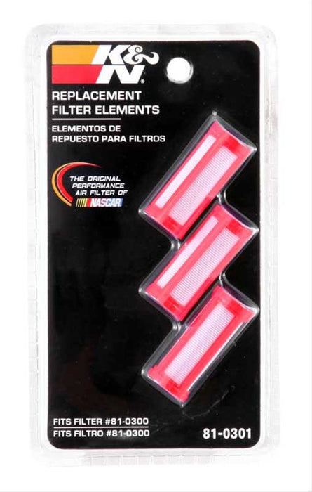 K&N Replacement Fuel Filter Elements 81-0301