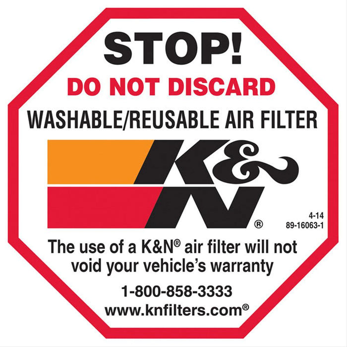 K&N Decals 89-16063-1