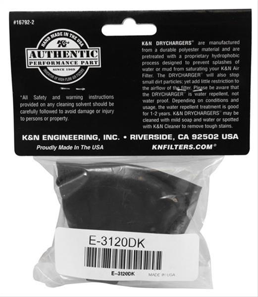 K&N DryCharger Air Filter Wraps E-3120DK