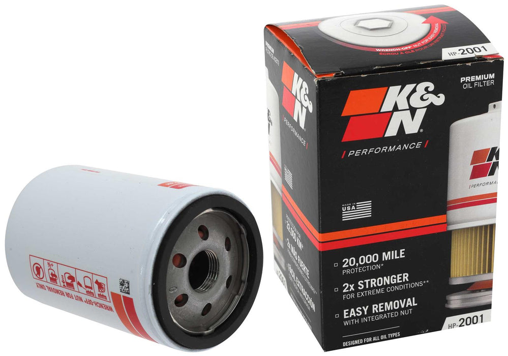 K&N Performance Gold Oil Filters HP-2001