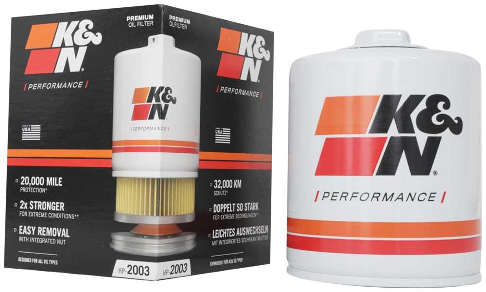 K&N Performance Gold Oil Filters HP-2003