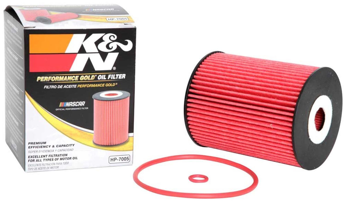 K&N Performance Gold Oil Filters HP-7005