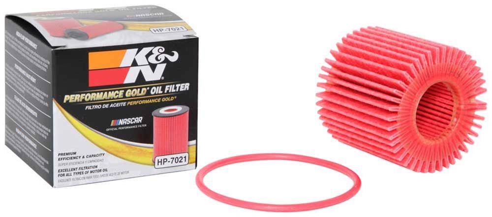 K&N Performance Gold Oil Filters HP-7021