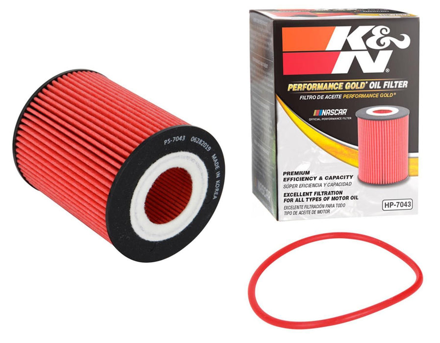 K&N Performance Gold Oil Filters HP-7043