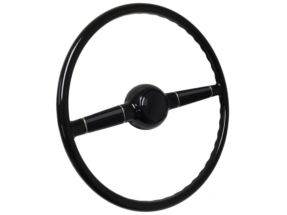 LimeWorks 16 in. Forty Steering Wheels ST3002BLACK GM