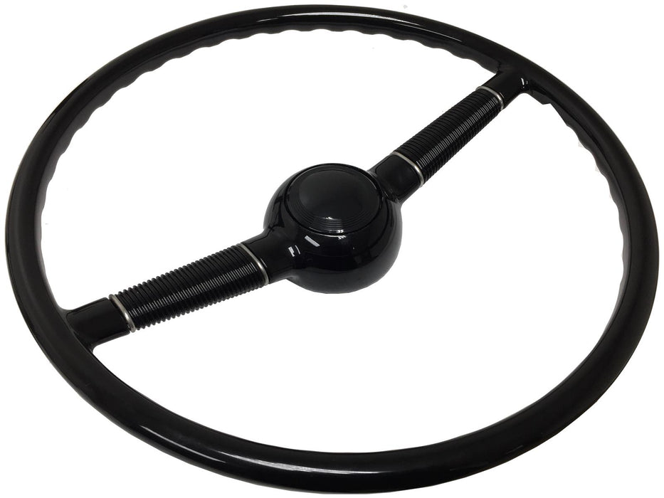 LimeWorks 16 in. Forty Steering Wheels ST3002BLACK GM