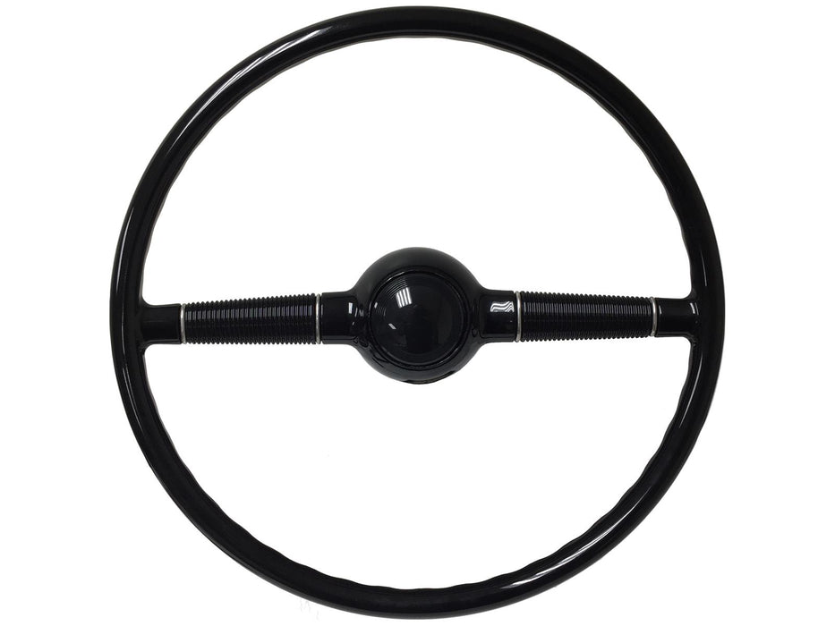 LimeWorks 16 in. Forty Steering Wheels ST3002BLACK GM