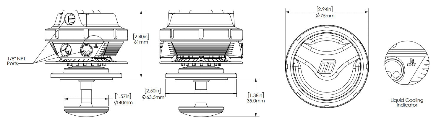 Turbosmart Gas Valve Actuator – 40mm Valve