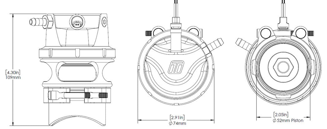 Turbosmart GenV RacePort EM Valve (Female Flange) – Sleeper