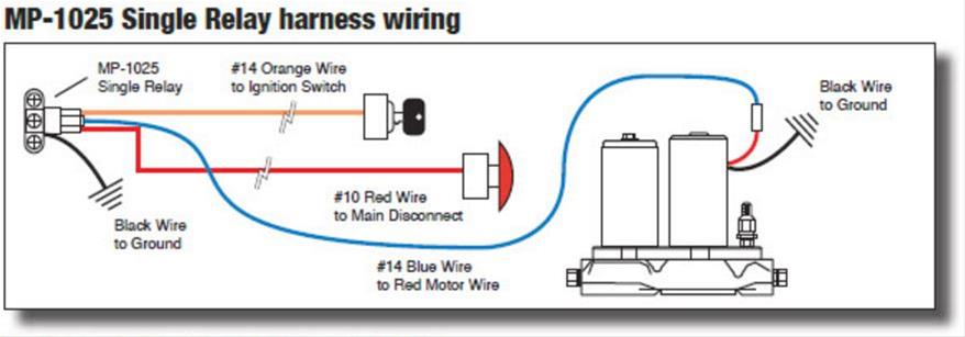 MagnaFuel Fuel Pump Relay Harnesses MP-1025