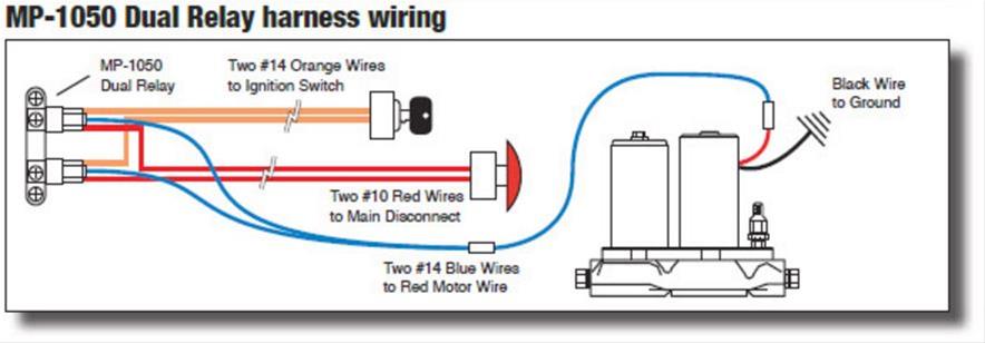 MagnaFuel Fuel Pump Relay Harnesses MP-1050