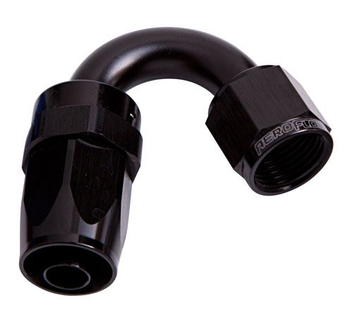 100 Series Taper 150° Swivel Hose End -16AN AF105-16BLK