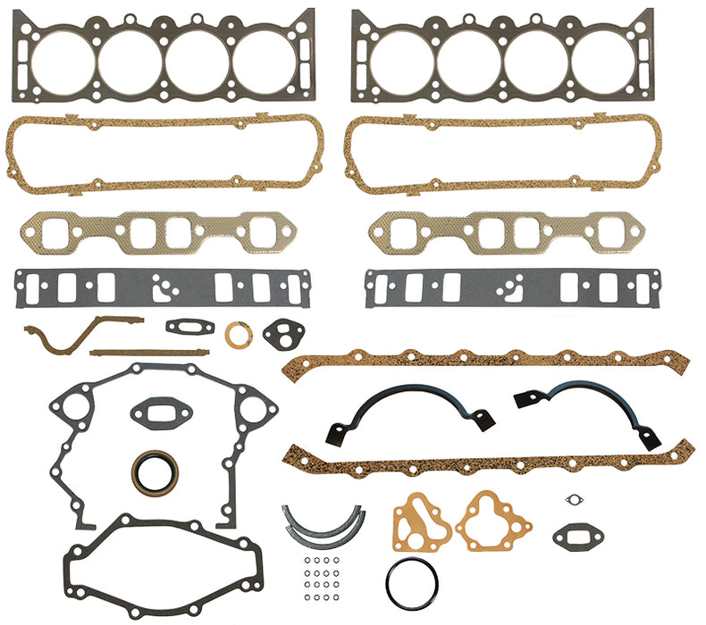 Full Gasket Set with Rope Rear Main Seal & Graphite Head Gaskets 5REG308-R