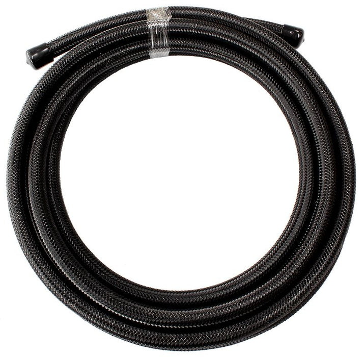 100 Series Black Stainless Steel Braided Hose -4AN AF100-04-15MBLK