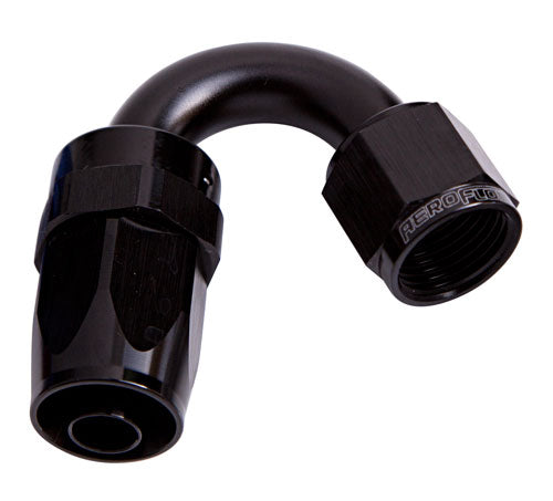 100 Series Taper 150° Swivel Hose End -12AN AF105-12BLK