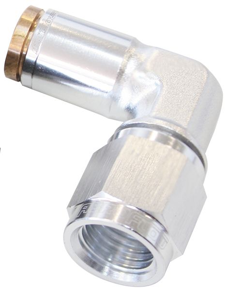 120 Series 90° -3AN to 3/16" Push to Connect Fitting AF123-03-02S