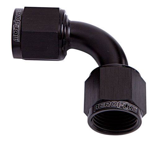 90° Female Swivel Coupler -3AN AF133-03BLK