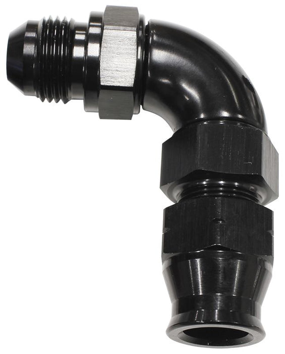 90° Tube to Male AN Adapter 1/4"to -4AN AF137-04BLK