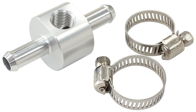 Inline 3/8" Barb Adapter with 1/8" Port AF138-06S