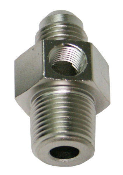 Male NPT to Adapter 1/8" to -4AN with 1/8" Port AF139-04-02S