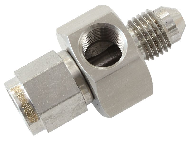 Straight -4AN Female to Male with 1/8" NPT Port AF140-04-SS