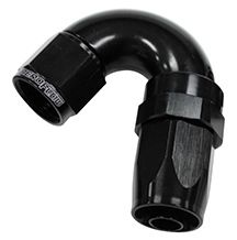 150 Series Taper One-Piece Full Flow Swivel 150° Hose End -10AN AF155-10BLK