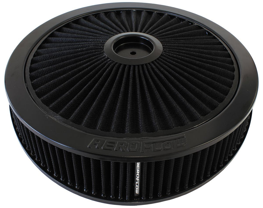 Black Full Flow 14" x 4" Air Filter Assembly AF2251-3080