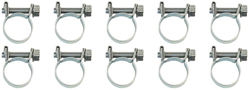 EFI Hose Clamps 1/4" (14AN) (10 Pack) AF26-0911