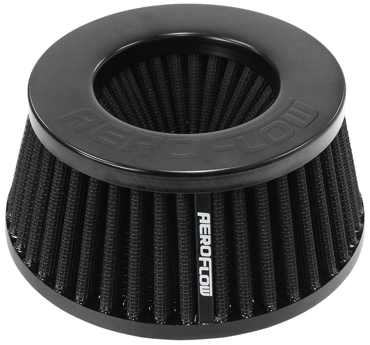 Universal 3" (76mm) Clamp-On Steel Top Inverted Tapered Pod Filter with Black En