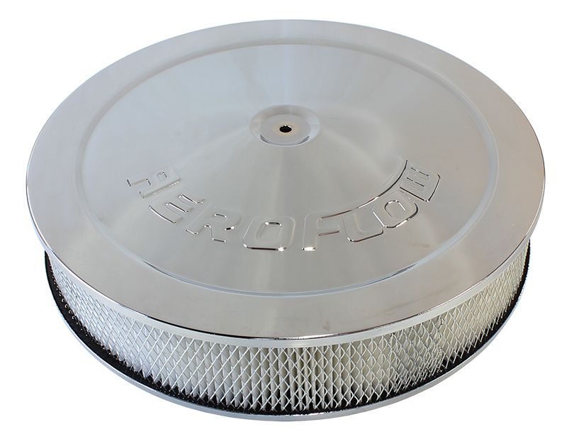 Chrome Air Filter Assembly with 1-1/8" Drop base AF2856-1280