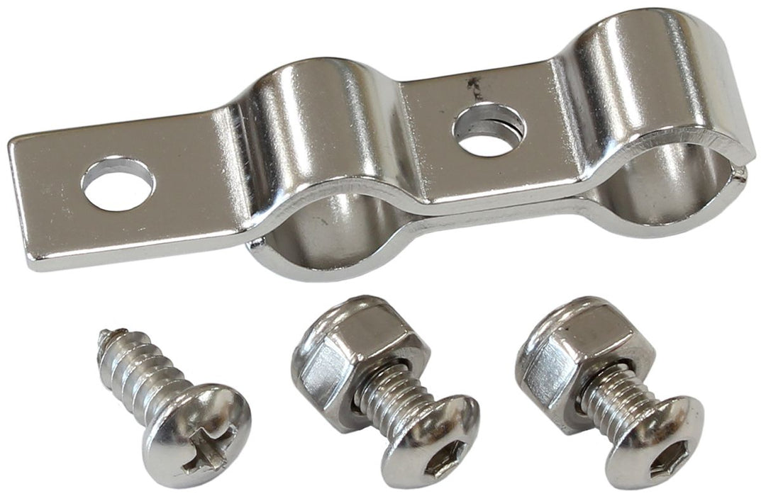 Dual Stainless Steel Hard Line Clamp With Bracket AF301-03-03