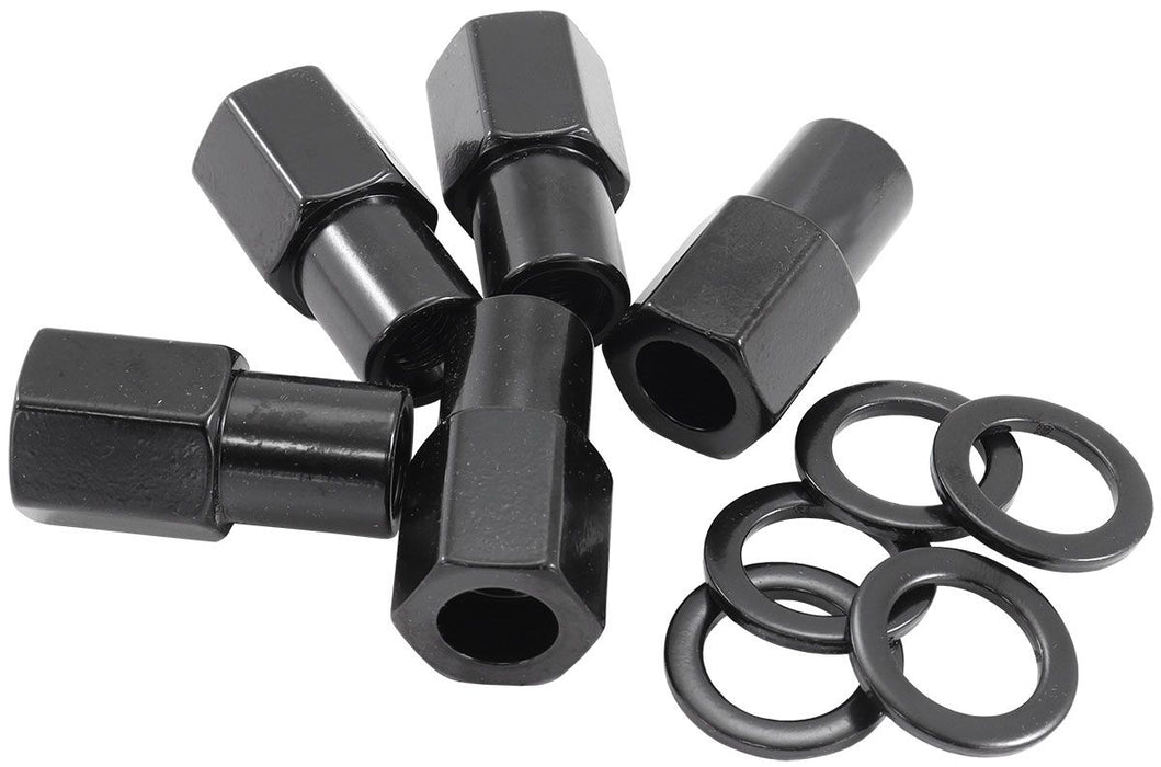 0.750" Shank Open Black Wheel Nuts - M12 x 1.25mm AF3015-7000