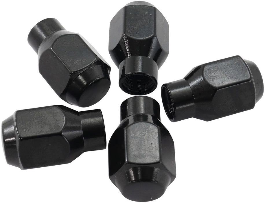 Conical ET Style Closed Black Wheel Nuts - 1/2-20" AF3022-4000