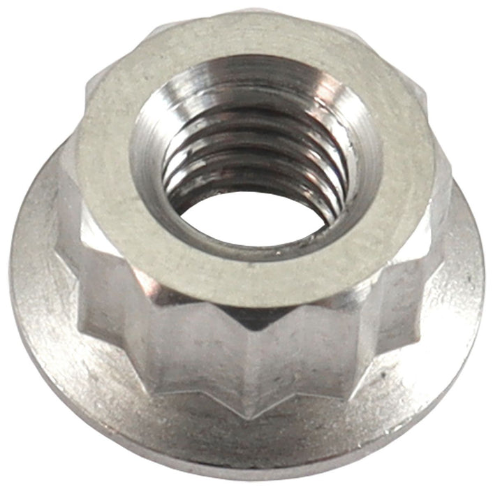 M6 x 1.00mm Titanium 12 Point Nut AF3501-0010