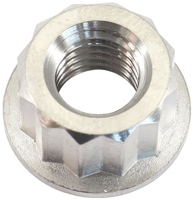 M8 x 1.25mm Titanium 12 Point Nut AF3502-0010