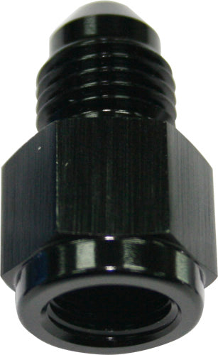 Straight Female NPT to Male AN Adapter 1/8" to -3AN AF370-03BLK