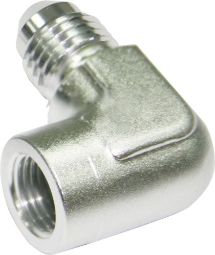 90° Female NPT to Male AN Adapter 1/8" to -3AN AF373-03S