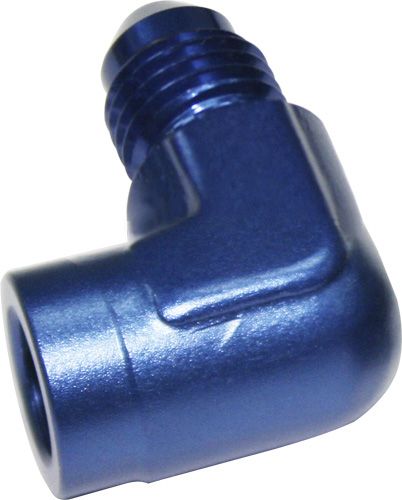 90° Female NPT to Male AN Adapter 1/8" to -3AN AF373-03