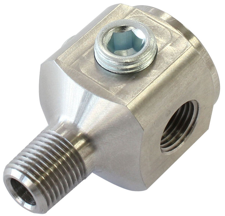 NPT To NPT Block Tee Stainless Steel Adapter AF388-01