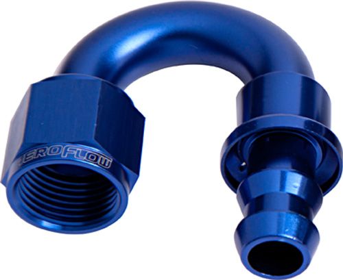 400 Series Push Lock 180° Hose End -12AN AF406-12