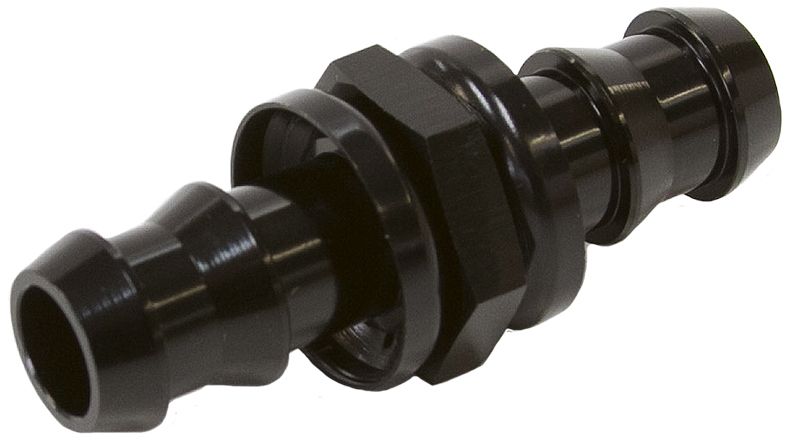 Male to Male Barb Push Lock Adapter -10 to -12 AF410-12-10BLK