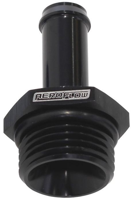 Straight Hose Barb 1/4" to -6 ORB AF414-06-04BLK