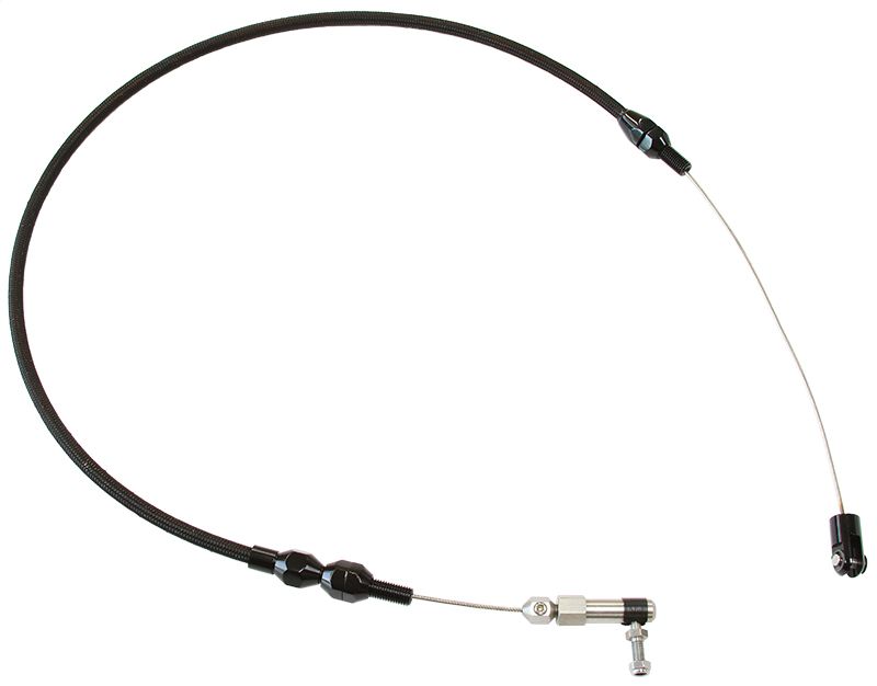 Stainless Steel Throttle Cable - Black AF42-1100BLK